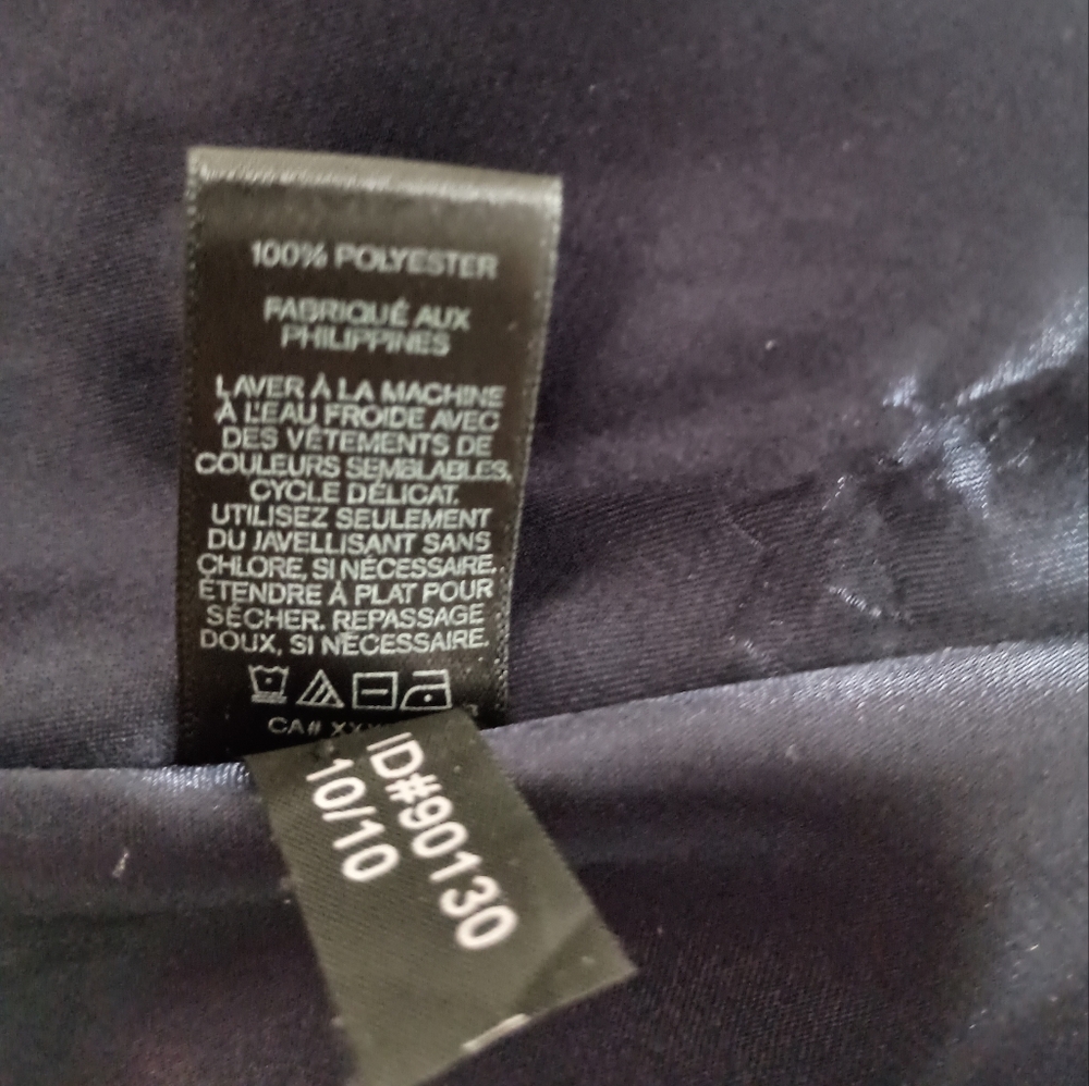 Express Sheer Dark Blue Floral Dress Flowy Soft Girl Whimsigoth Fairygoth Med. - Picture 11 of 16